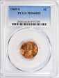 1969-S 1C MS66RD