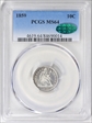 1859 10C MS64