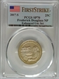 2017-S 25C Frederick Douglass NP Enhanced Unc Set First Strike SP70