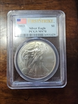2013 $1 Silver Eagle First Strike MS70