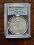 2013-(S) $1 Silver Eagle Struck at San Francisco First Strike MS70