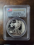 2013-W $1 Enhanced Silver Eagle West Point Mint Set First Strike SP70