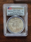 2013-(S) $1 Silver Eagle Struck at San Francisco First Strike MS70