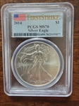 2014 $1 Silver Eagle MS70