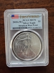 2018-(W) $1 Silver Eagle Struck at West Point First Strike MS70