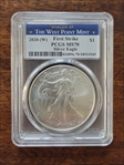 2020-(W) $1 Silver Eagle Struck at West Point First Strike MS70