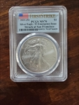 2021-(S) $1 Silver Eagle - T1 Emergency Issue Struck at San Francisco First Strike MS70