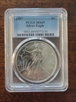 1997 $1 Silver Eagle MS69