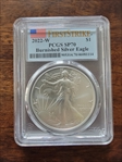 2022-W $1 Burnished Silver Eagle First Strike SP70
