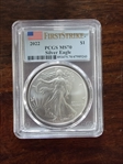 2022 $1 Silver Eagle First Strike MS70