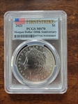 2021 $1 Morgan Dollar 100th Anniversary First Strike MS70