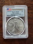 2024-(W) $1 Silver Eagle Struck at West Point First Strike MS70