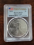 2024 $1 Silver Eagle First Strike MS70