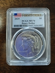 2025 $1 Peace Dollar First Strike MS70