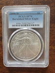 2006-W $1 Burnished Silver Eagle SP70
