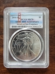 2016-(S) $1 Silver 30th Anniversary Struck at San Francisco MS70