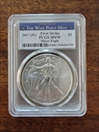 2017-(W) $1 Silver Eagle Struck at West Point First Strike MS70