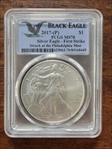 2017-(P) $1 Silver Eagle Struck at Philadelphia First Strike MS70