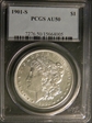 1901-S $1 AU50