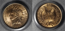 1889 1C MS65RD
