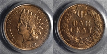 1887 1C MS65RD