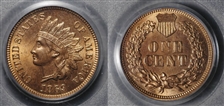 1869 1C MS65RD