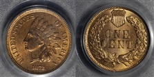 1872 1C MS64RD