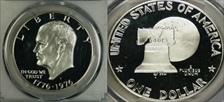 1976-S $1 Silver PR70DCAM