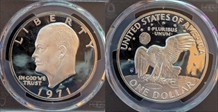1971-S $1 Silver PR70DCAM