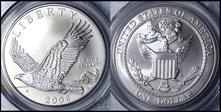 2008-P $1 Bald Eagle MS70