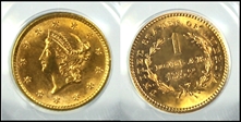 1852 G$1 MS62
