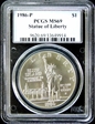 1986-P $1 Statue of Liberty MS69