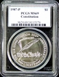 1987-P $1 Constitution MS69