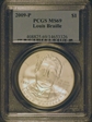 2009-P $1 Louis Braille MS69