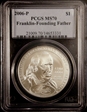 2006-P $1 Franklin-Founding Father MS70