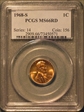 1968-S 1C MS66RD