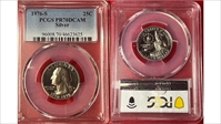 1976-S 25C Silver PR70DCAM