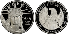 2007-W $50 Statue of Liberty PR70DCAM
