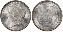 1887 $1 MS64