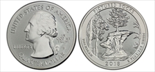 2018-S 25C Pictured Rocks NP-Silver Rev PR 50th Anniversary Set First Strike PR69