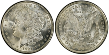 1921-D $1 MS62