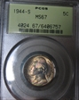 1944-S 5C MS67