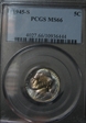 1945-S 5C MS66