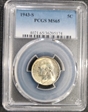1943-S 5C MS65
