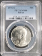 1976-S 50C Silver MS66