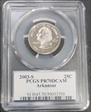 2003-S 25C Arkansas PR70DCAM