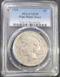 1921 $1 High Relief, Peace VF35