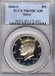 2000-S 50C Silver PR69DCAM