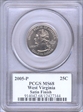 2005-P 25C West Virginia Satin Finish SP68
