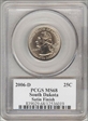 2006-D 25C South Dakota Satin Finish SP68